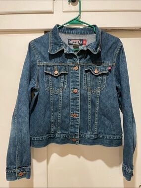 Vintage Y2K Roxy Denim Trucker Jacket Women Size XL